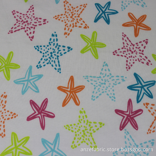 Custom printed poplin fabric cotton rayon fabric